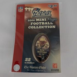 Ben Watson New England Patriots 2006 NFL Mini Player Football Collection